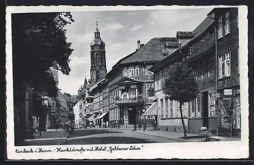 AK Einbeck i. Hann., Blick in die Marktstrasse