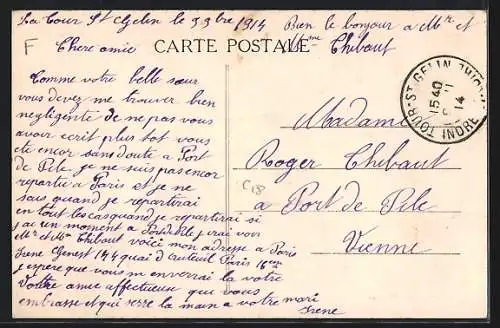 AK La Tour St-Gelin, Place de la Mairie