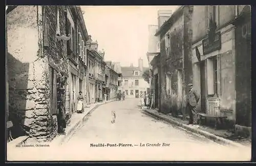 AK Neuillé-Pont-Pierre, La Grande Rue