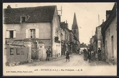 AK Esvres /I.-et-L., Rue Principale