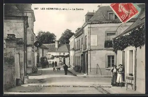 AK Les Hermites /I.-et-L., Le Centre