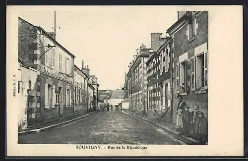 AK Souvigny, Rue de la Républic