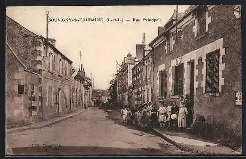 AK Souvigny-de-Touraine, Rue Principale