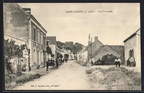 AK Saint-Patrice /I.-et-L., Rue Principale