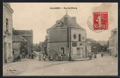 AK Villaines /I.-et-L., Rue du Bourg