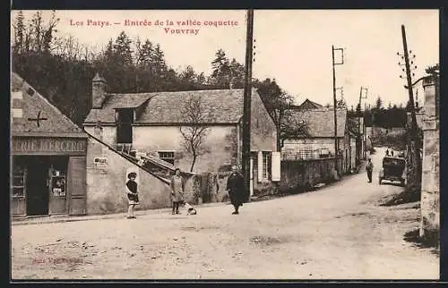 AK Vouvray, Les Patys, Entrée de la vallée coquette