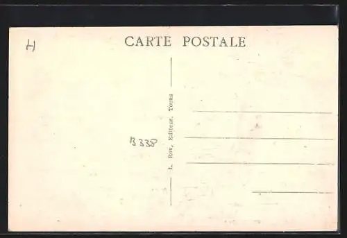 AK St-Hippolyte /I.-et-L., La Grande Rue et la Poste