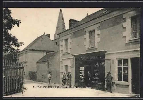 AK St-Hippolyte /I.-et-L., Rue Principale, Epicerie