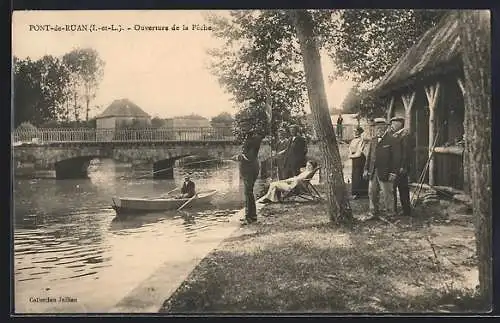 AK Pont-de-Ruan /I.-et-L., Ouverture de la Pêche