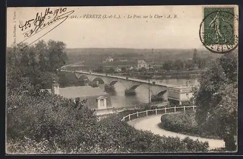 AK Véretz /I.-et-L., Le Pont sur le Cher