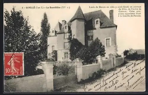 AK Genillé /I.-et-L., La Bourdillère