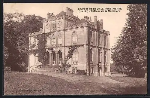 AK Neuille-Pont-Pierre, Chateau de la Martinière