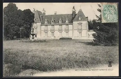 AK Neuvy-le-Roi /Indre-et-Loire, Le Chateau