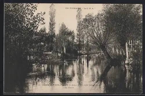 AK Preuilly-sur-Claise, Un coin pittoresque