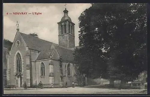 AK Vouvray /Indre-et-Loire, L`Eglise