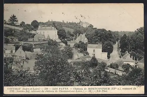 AK Vouvray /I.-et-L., Les Patys, Chateau de Montcontour