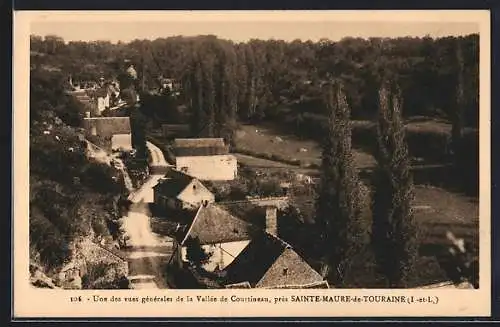 AK Sainte-Maure-de-Touraine, Une des vues générales de la Vallée de Courtineau