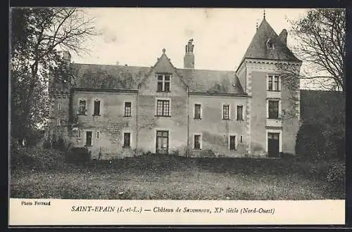 AK Saint-Epain /I.-et-L., Chateau de Savonneau