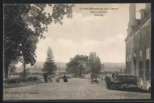 AK Yzeures /I.-et-L., Chateau d`Harambure, coté Est