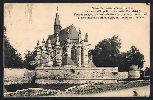 AK Champigny-sur-Veude, La Sainte-Chapelle de St-Louis