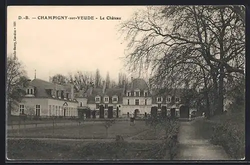 AK Champigny-sur-Veude, Le Chateau