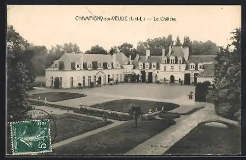 AK Champigny-sur-Veude, Le Chateau