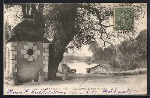 AK St-Avertin /I.-et-L., La Chapelle du Pont et le Cher