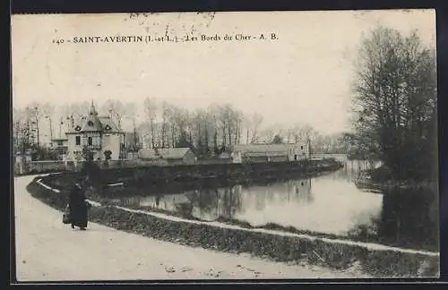 AK Saint-Avertin /I.-et-L., Les Bords du Cher