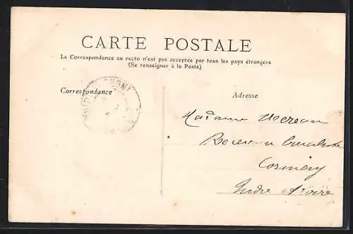 AK Beaumont-la-Ronce, Vue générale