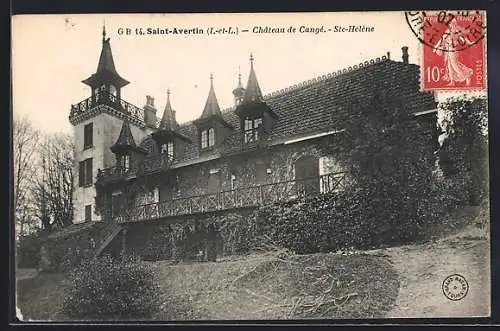 AK Saint-Avertin /I.-et-L., Chateau de Cangé, Ste-Hélène