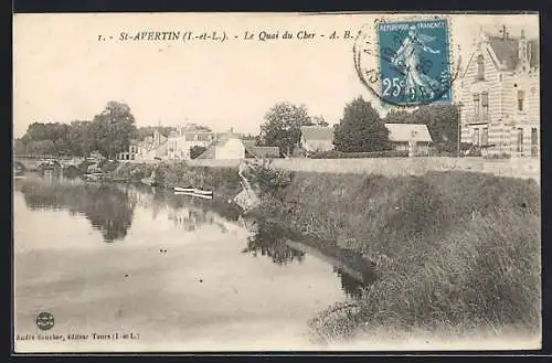 AK St-Avertin /I.-et-L., Le Quai du Cher