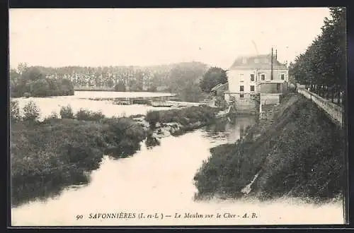 AK Savonnières /I.-et-L., Le Moulin sur le Cher