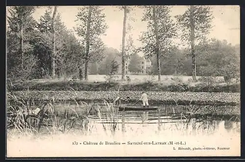 AK Savigné-sur-Lathan, château de Beaulieu