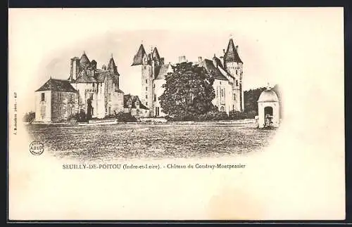 AK Seuilly-de-Poitou /I.-et-L., Chateau du Coudray-Montpensier