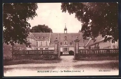 AK Rouziers /I.-et-L., La Viollière, l`entrée