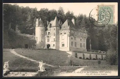 AK Pocé /I.-et-L., Le Chateau (XVe siècle)