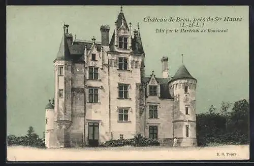 AK Ste Maure /I.-et-L., Chateau de Brou