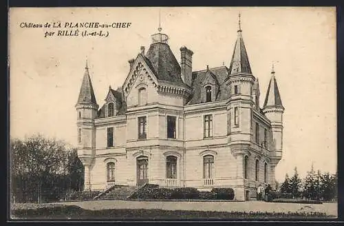 AK Rillé /I.-et-L., Chateau de La Planche-au-Chef