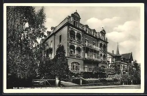 AK Bad Wildungen, Hotel zur Victorquelle