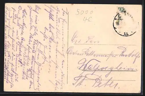 AK Köln a. Rh., Partie am Eigelsteinertor