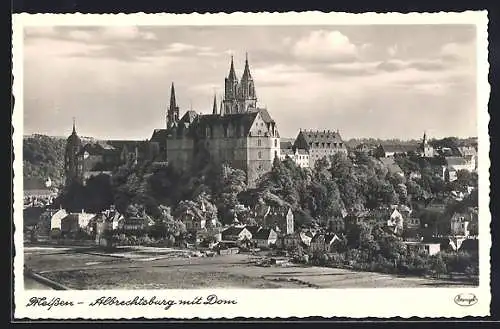 AK Meissen, Die Albrechtsburg mit Dom