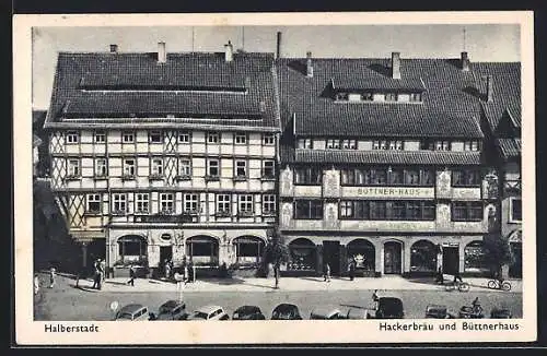 AK Halberstadt, Hackerbräu und Büttnerhaus