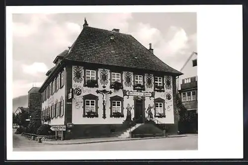 AK Haslach i. K., Althistorisches Gasthaus Zur Kanone