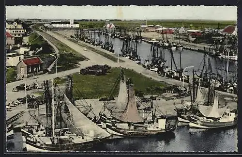 AK Büsum, Der Fischereihafen aus der Vogelschau