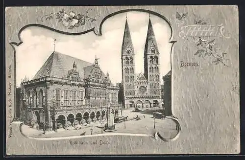 AK Bremen, Rathaus und Dom