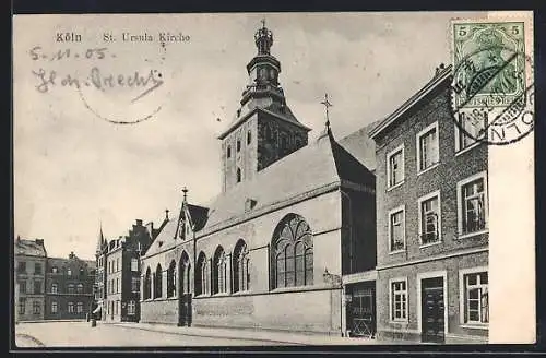 AK Köln, St. Ursula Kirche