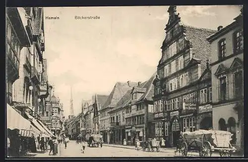 AK Hameln, Krondorf`s Gasthaus an der Bäckerstrasse