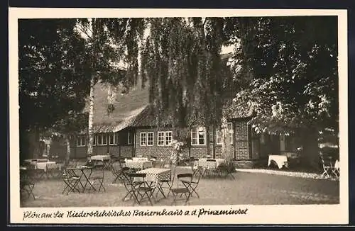 AK Plön am See, Gasthaus Niedersächsisches Bauernhaus a. d. Prinzeninsel, Inh. R. Iversen