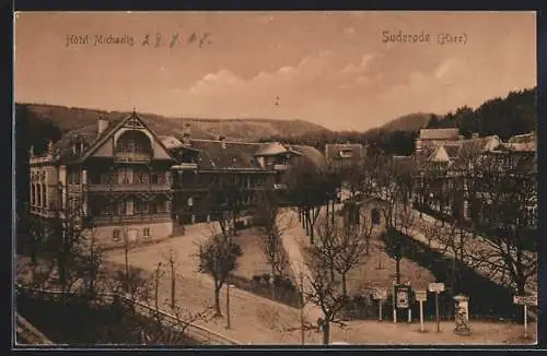 AK Suderode /Harz, Das Hotel Michaelis