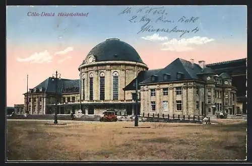 AK Köln-Deutz, vor dem Hauptbahnhof